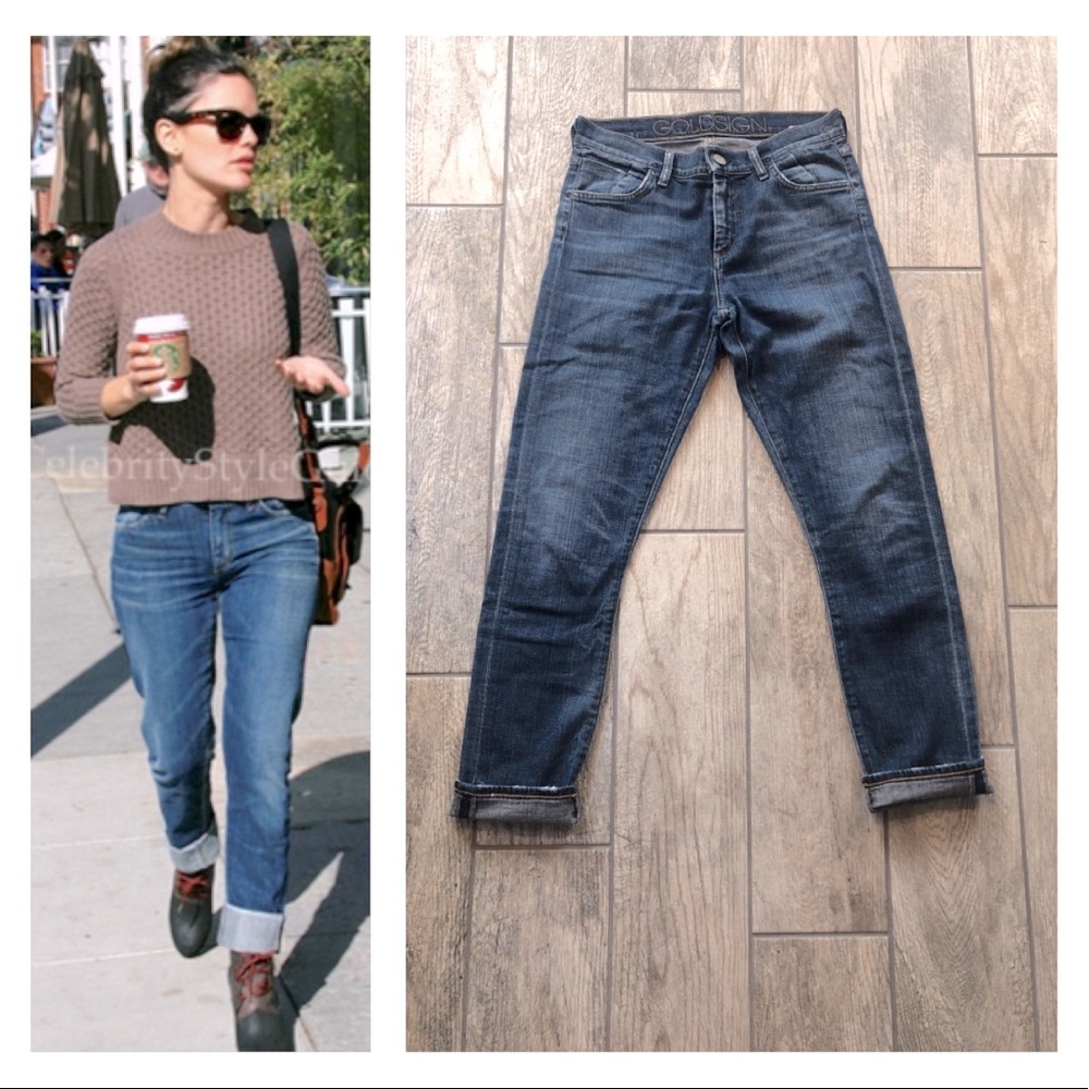 GOLDSIGN"Jenny" skinny fit jean crop